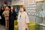 Открытие новой модельной библиотеки в Мегионе