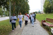Участники акции на городский улицах