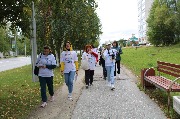 Участники акции на городский улицах
