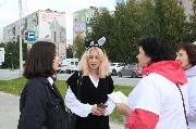 Мегионцы охотно отвечают на вопросы Светланы Прилюбченко