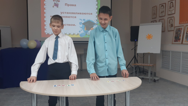 Игра «Собери права»