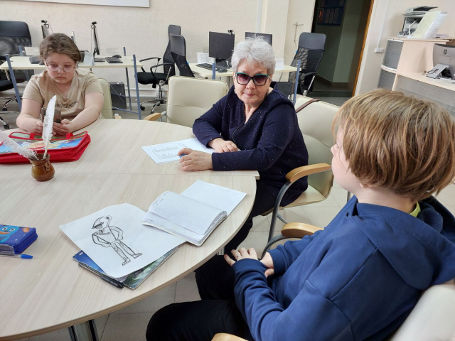 Даша, Никита и Марина Николаевна